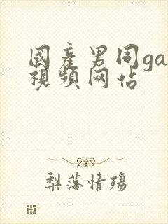 国产男同gay视频网站