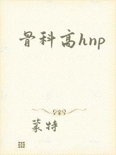 骨科高hnp