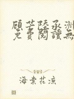 顾芒陆承洲全文免费阅读无弹窗封面