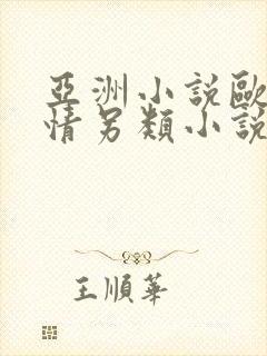 亚洲小说欧美激情另类小说