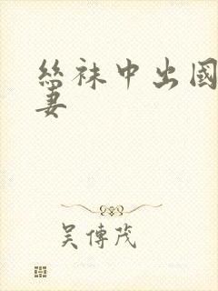 丝袜中出国产人妻封面