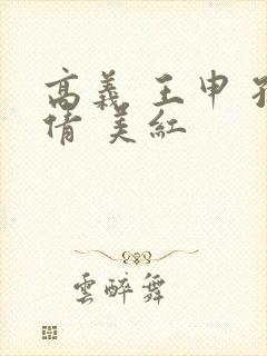 高义 王申 孙倩 美红