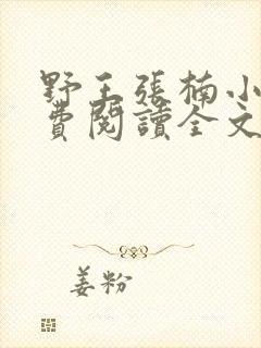 野王张楠小说免费阅读全文