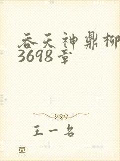 吞天神鼎柳无邪3698章