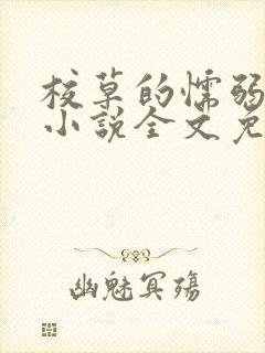 校草的懦弱男友小说全文免费阅读