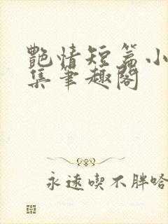 艳情短篇小说合集笔趣阁