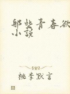 那些青春欲望的小说