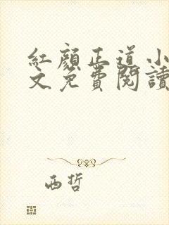 红颜正道小说全文免费阅读最新章节封面