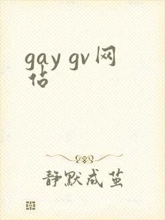 gay gv网站封面