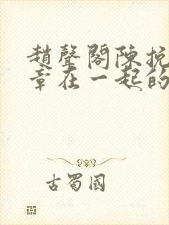 赵声阁陈挽哪一章在一起的