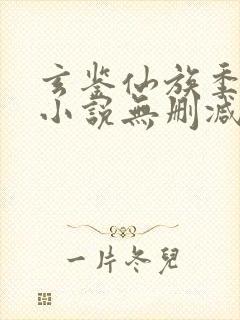 玄鉴仙族季越人小说无删减在线阅读封面