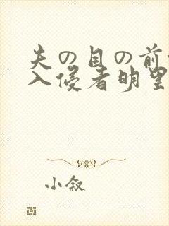 夫の目の前侵犯入侵者明里封面