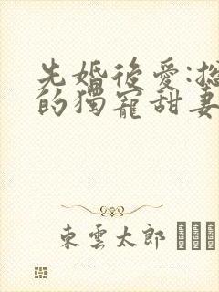 先婚后爱:总裁的独宠甜妻