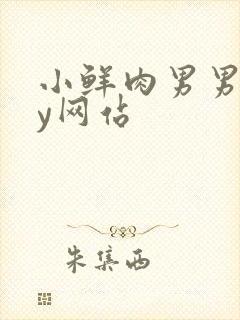 小鲜肉男男gay网站封面