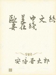 欧美中文丝袜人妻在线