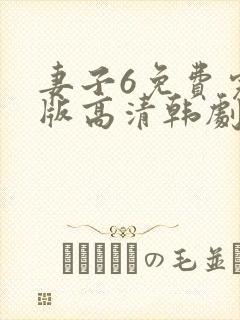 妻子6免费完整版高清韩剧在线观看全集