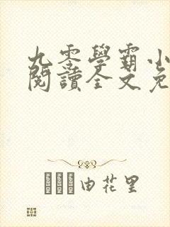 九零学霸小甜妻阅读全文免费