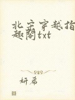 北宋穿越指南笔趣阁txt封面