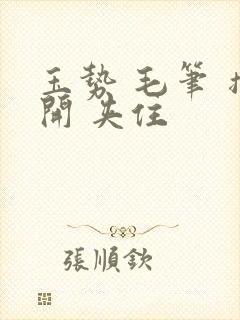 玉势 毛笔 撑开 夹住