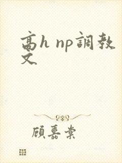高h np调教文