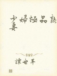 少妇极品熟妇人妻