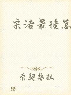 宋浩最后怎么了