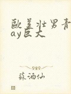 欧美壮男青年gay巨大