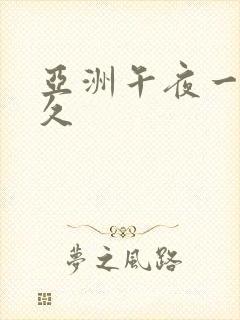 亚洲午夜一区久久封面