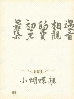 最初的相遇40集免费观看西瓜