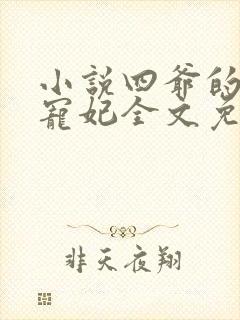 小说四爷的心尖宠妃全文免费阅读