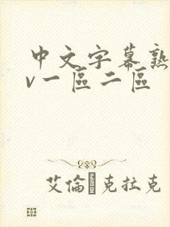 中文字幕熟女av一区二区