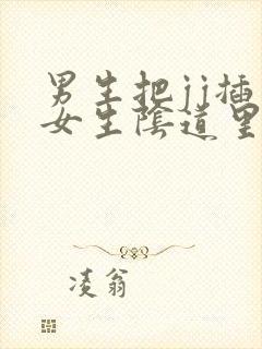 男生把jj插入女生阴道里的视频