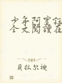 少年阿宾钰慧篇全文阅读在线