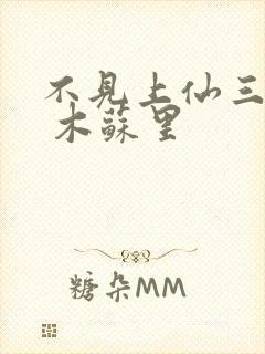 不见上仙三百年 木苏里