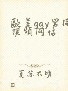 欧美gay男同视频网站