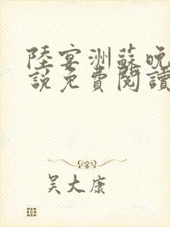 陆宴洲苏晚星小说免费阅读最新章节