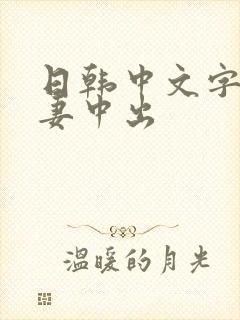 日韩中文字幕人妻中出封面