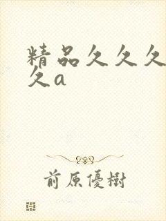 精品久久久久久久a
