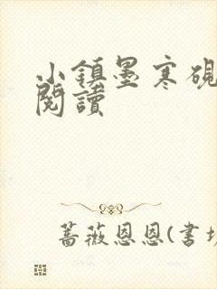 小镇墨寒砚分卷阅读