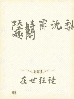 陆时霁沈梨初笔趣阁封面