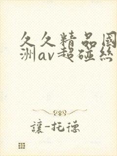 久久精品国产亚洲av超碰丝袜封面