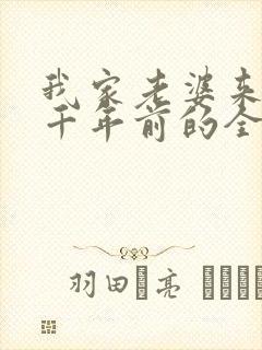 我家老婆来自一千年前的全部小说