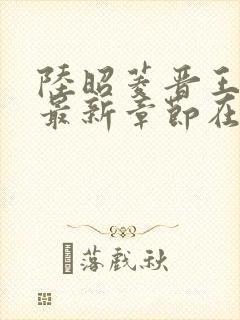 陆昭菱晋王小说最新章节在线阅读