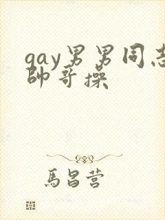 gay男男同志帅哥操