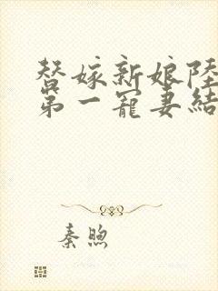 替嫁新娘陆总的第一宠妻结局