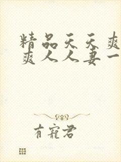 精品天天爽夜夜爽人人妻一区二区