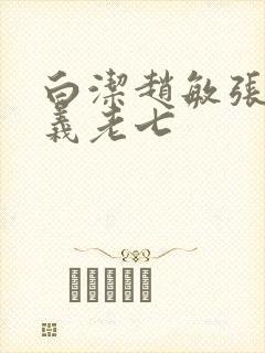 白洁赵敏张倩高义老七封面