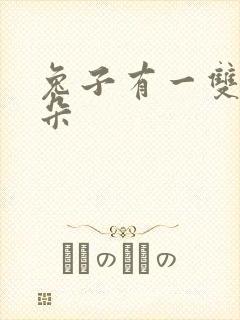 兔子有一双长耳朵封面