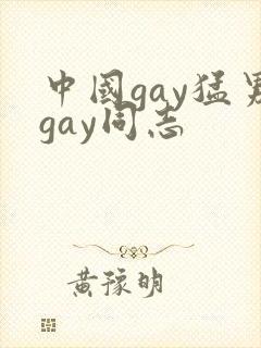 中国gay猛男gay同志