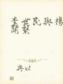 李世民与杨妃的关系